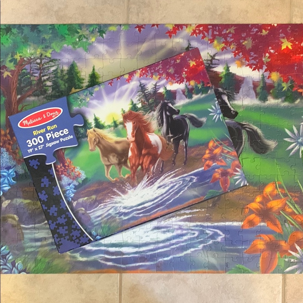 Melissa & Doug River Run 300-Piece Jigsaw Puzzle - Multicolor